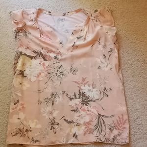 Ruffle sleeve Loft blouse